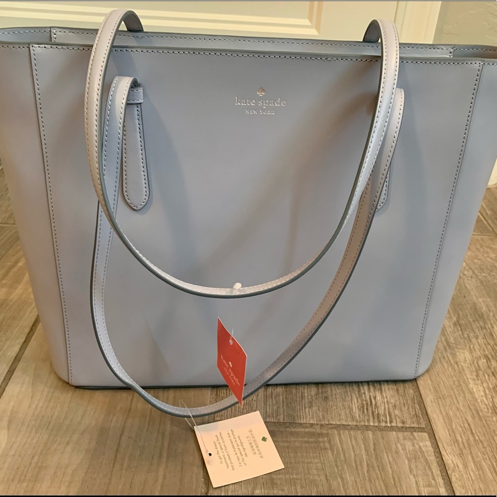 NWT! Kate Spade Medium Schuyler tote bag in light blue